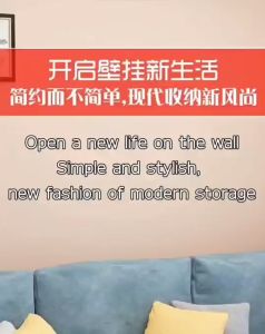Oasissglivemall Wall shelf Wall no perforated shelf wall-mounted wall cabinet wall hanging wall bedroom partition book shelf storage simple decoration