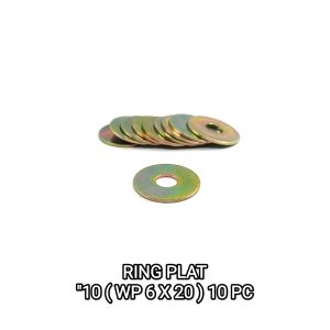 Ring Plat "10 (WP 6 X 20) Harga Per Pak Isi 10 - Reng Plate Pelat Washer Kunci 10 Diameter 6mm x 20mm Tebal 1mm
