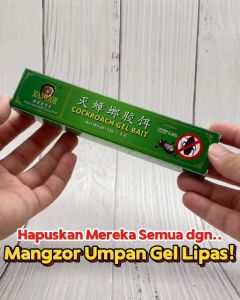 Mangzor Umpan Gel Lipas Cicak Lizard Semut Cicak Ant Killer Cockroach Killer Gel Bait 蟑螂壁虎蚂蚁诱杀胶饵