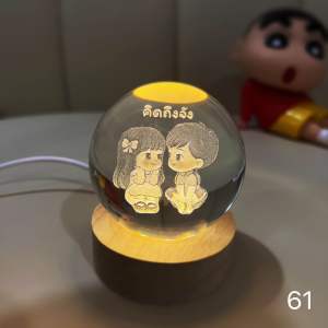 LED โคมไฟคริสตัล โคมไฟตั้งโต๊ะ โคมไฟกลางคืน โคมไฟ โคมไฟหัวเตียง โคมไฟตกแต่งห้องนอน มีกล่องของขวัญ ให้ฟรี