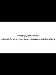 100PCS Disposable Urine Collection Bag Holder Wearable Male Care Urine Bag Genital Strap Fixed Stickers