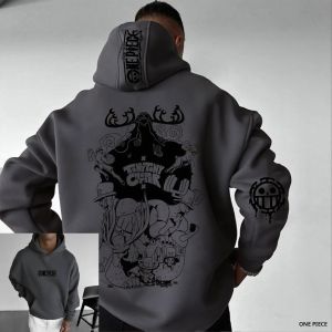 เสื้อฮู้ดลายการ์ตูนวันพีซ ช็อปเปอร์ สำหรับผู้ชายและผู้หญิง เสื้อสเวตเชิ้ตพิมพ์ลายกราฟิก สตรีทแวร์ลำลอง ใหม่ล่าสุดสำหรับฤดูใบไม้ผลิ ​ ​   เสื้อแขนยาวสำหรับฤดูใบไม้ร่วง