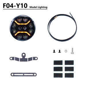 Giant F04-Y10 Model Spotlight Roof LED Light Tamita770S Head Mud Head Takara Tomy Car Model Toy for Collectors And Fans