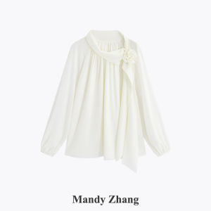 Elegant Ruffled Long Sleeve Blouse