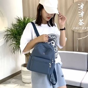 Casual Backpack Nylon Bag Womens Backpack Student Bag Large Capacity Travel Bag