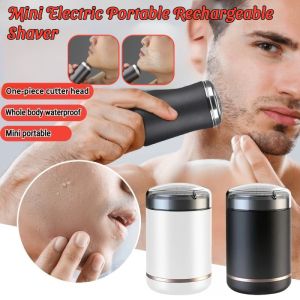 Electric Mini Shaver Wet Dry Double Use Portable Beard Trimmer Type-C Fast Charging Cordless Razor Machine