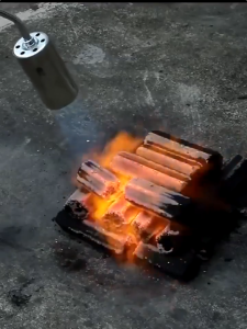 หัวพ่นไฟต่อถังแก๊ส สามขนาด  หัวพ่นไฟ ที่เผาขาหมู เผายางมะตอย 6 เหล็กกล้าไร้สนิม วาล์วทองเหลือง สวิตช์สองตัว ปืนคาบศิลา