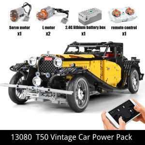 [ReadyStock] Mould King 13080  Bugatti T50 Vintage Car (Remote Controlled) Building Set3564PCS LEGO COMPA