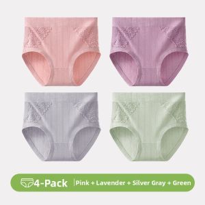 Baisina | Mom Elderly Cotton High Waist Tummy Control Underwear
