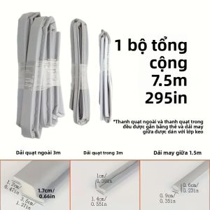 Bộ Dải Niêm Phong TPU Cho Cửa Sổ Và Cửa Trượt Chống Gió Chống Nước Cách Âm Chống Bụi Cho Khe Giữa Bên Trong Bên Ngoài