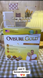 [BOX] Ovisure Gold Susu Vitamin Tulang Sendi untuk Memulihkan Kerusakan Tulang Osteoporosis Nyeri Sendi ORIGINAL