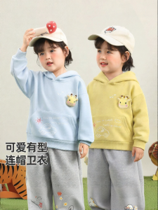 CUTEPANDAS | Áo Hoodie Trẻ Em Hình Cartoon