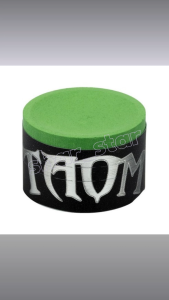 Taom V10 Dick Jaspers Chalk 1 Pack Green Premium Billiards Cue Smooth Grip Minimal Smudge