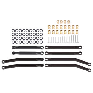 8Pcs Aluminum Alloy High Clearance Link Rod Set for 1/30 RC Crawler Car AXIAL SCX30 Ford Bronco Jeep Wrangler JLU Upgrade Parts