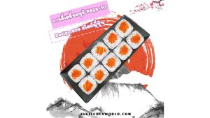 จานสี่เหลี่ยมซูชิ P838-10