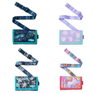 กระเป๋าใส่ธนบัตร Smiggle จากออสเตรเลีย รุ่น เด็กอนุบาล นักเรียนประถมศึกษา กระเป๋าใส่บัตรแบบสะพายข้าง กระเป๋าใส่เหรียญสำหรับนักเรียนมัธยมต้น