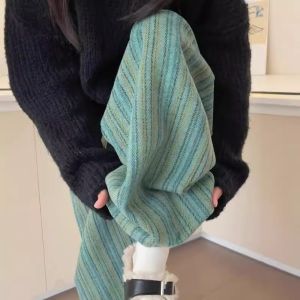 Quần Ống Đứng Rộng Rãi Cỡ Lớn Cho Nam Mùa Thu Đông Quần Dài Ống Rộng Thoải Mái Thường Ngày Quần Dài