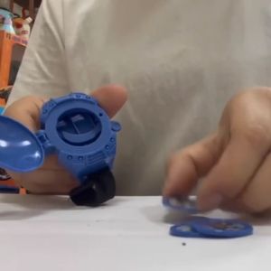 TAIYO Frisbee Watch Kuromi Stitch Mainan Peluncur Piringan Indoor Outdoor Mengembangkan Ketangkasan Ketepatan Anak