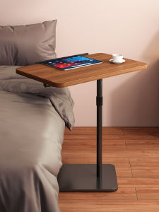 Bedside Table Movable Lifting and Foldable Rotate Side Table Bedroom Dorm For Home Dormitory Student Computer Desk Bed Study Table Workbench Rectangular Writing Desk Simple Small Table Sofa Table