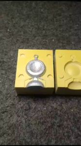 Molding Cetakan Bandul Timah Pemberat Pancing Model Koin 20gr