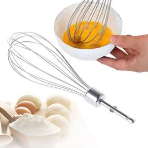 2Pcs Stainless Steel Mixing Rods Blender Head Eggs Cream Flour Cake Stirrer Whisk Hand Mixer Beaters