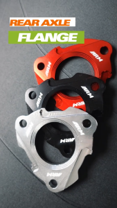 Arm Rear Axle Wheel Bearing Flange Hub Bearing Holder For NMAX AEROX v1v2v3 CNC Aluminum Alloy 5mm Thick
