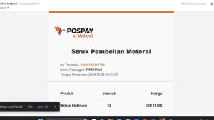 EMETERAI EMATERAI materai meterai elektronik kantor pos resmi
