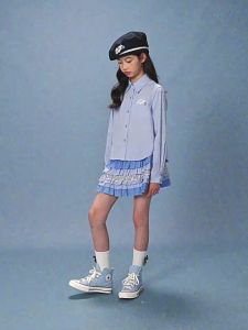 LOVESASAKIDS | Girls Glitter Checked Tutu Design Elasticated Waist Shorts Attached Short Skirt
