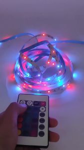 1m USB LED Strip Lights 60LEDs/m RGB Tape SMD 2835 With Remote Control Flexible Tape Diode Ribbon TV Backlight Room Decor