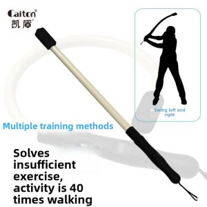 SZTEE | Golf Swing Training Balance Warm-up Exercise Rod Indoor Outdoor