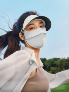 Beneunder | AL333 Ice Silk Cool Feeling Cycling Mask Medical Beauty Sun Protection Full Face UV Protection Hat Brim Face Base