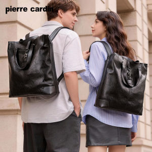 Pierre Cardin | Genuine Leather Large Capacity Laptop Backpack