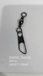 SAKANAGIA BARREL SWIVEL WITH SAFETY SNAP (3620B)