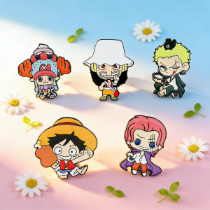 Bandai | Fashion Anime Cartoon Enamel Pin Brooch Creative Metal Badge Jewelry for Clothing Backpack Accessories Gift