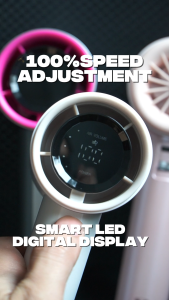 Dreepor(₱80 OFF)High Speed Fan Sport Cool Mini Handheld Fan 100 Level Adjustable Visual Wind Speed 4000mAh High Power Portable Fan Wind speed 9M/S