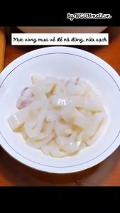 Mực Vòng Tươi Ngon Mực Cắt Khoanh Giòn Ngọt 1Kg Rã Đông 500-600g (Ship Hỏa tốc 1H HCM)