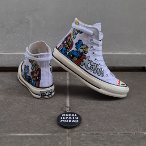 OBRAL SEPATU SNEAKERS CONVERSEEE 70S HIGH X COMPANION PUTIH SOL GLOSSY 36-43