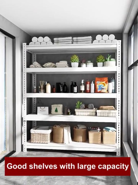 YEEL 5 Layer Metal Rack Boltless Rack Heavy Duty Steel Rack Metal Shelf