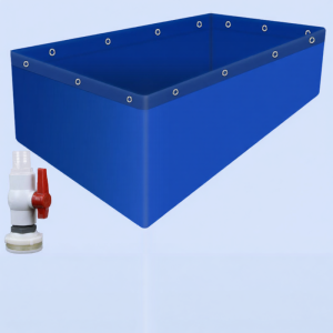 DESHAO | Blue Thick Tarpaulin Waterproof Sheet