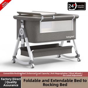 Portable Foldable Multi-function Bassinet Crib