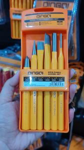 DINGQI Alat Ketok Besi Baja Punch Chisel Center Punch Set CG01012