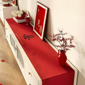 baomafanxi | Red Wedding Decorative Cover Cloth