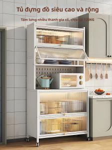 CAIYUNJIA | Multifunction Wall-mounted Multilevel Kitchen Storage Cabinet