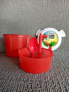 2016 ORGINAL GIVEAWAY from Kelloggs Corn Flakes Kids Snack Bowl Set | With Spoon included