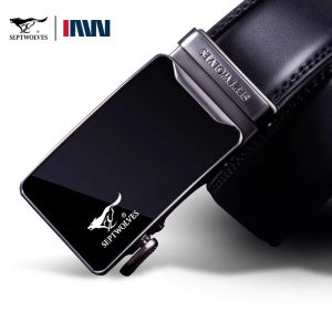 SEPTWOLVES | Mens Genuine Leather Belt Trendy for Young Adults