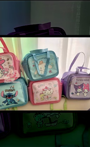 Tas Bekal Makan Anak Sanrioo Kuromii Cinnamoroll Ukuran Jumbo Penyimpan Asi Cooler Bag