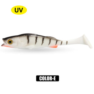 Spinpoler Vigour Perch Soft Plastic Swimbait Multi Size 7/11/14cm UV Active Shad Lure Freshwater Saltwater Predator Fishing Bait