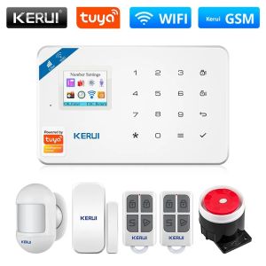 Hệ Thống Báo Động An Ninh Thông Minh KERUI W181 Tích Hợp WIFI GSM Tương Thích Với Alexa Có Cảm Biến Chuyển Động & Cảm Biến Cửa/cửa Sổ Bộ Dụng Cụ An Ninh Gia Đình