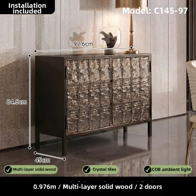 Modern Italian Minimalist Bar Cabinet