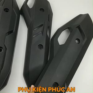 Ốp che ống pô xe Airblade 110 125 150 AB đời đầu mới nhất - pát bô cách nhiệt ống xả Air Blade tất cả các đời